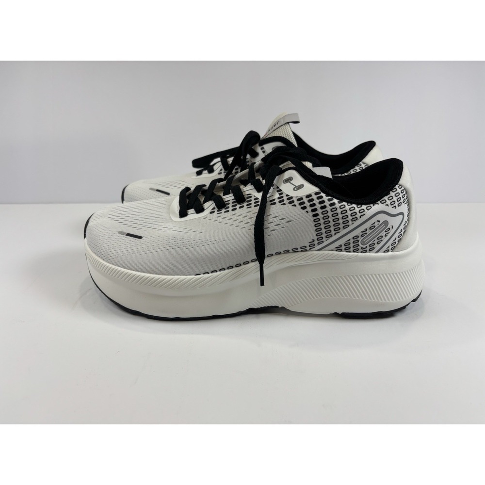 Jackshibo 8507 Men's White Black Wide Toe Box Walking Running Shoes EU 47 US 13